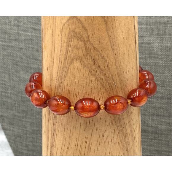 SARAH Coventry Jewelry Set Necklace Bracelet Lucite Beaded Vintage Plastic - Picture 9 of 16